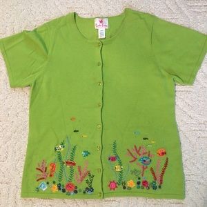 Quacker Factory summer sweater